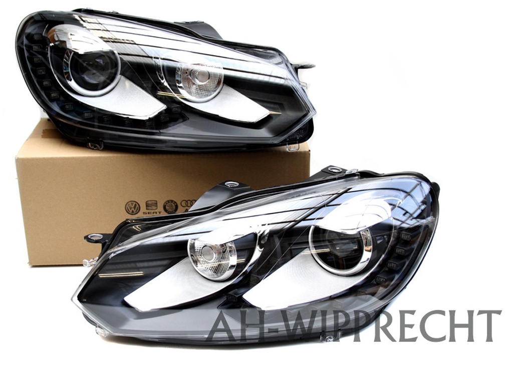 VW Golf 6 GTI R20 Scheinwerfer Tuning Xenon LED GTD Frontleuchten TFL 5K1941754E eBay